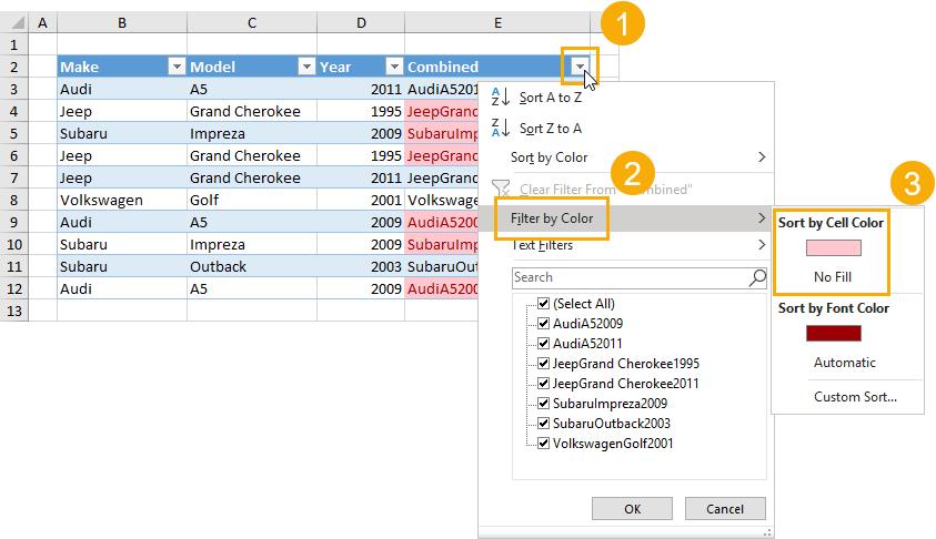 tìm và loại bỏ các giá trị trùng lặp trong Excel